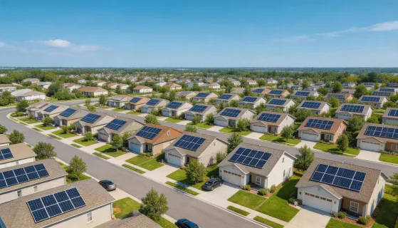 Community solar installation